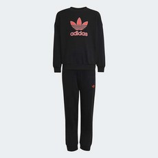 아디다스 ADIDAS KIDS JX0464 CREW SET 맨투맨 세트 활동복 체육수업 조카 생 110120130 HCK 137060