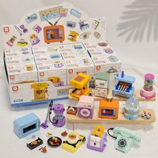 方橙 POCKET BLOCK 回力小汽車 積木組裝模型, 方橙FC8274迷你電器12小盒/套請拍12的倍數:如圖所示, 1個