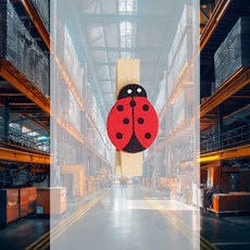 나무집게 빨강무당벌레 파티가랜드 가렌드데코 메모홀더 사진전시 벽꾸미기 메모꽂이