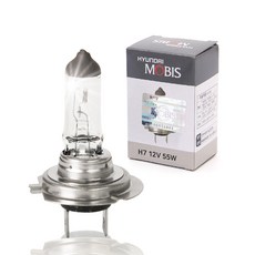 모비스 자동차 전조등 전구 12V 55W, H7, 1개