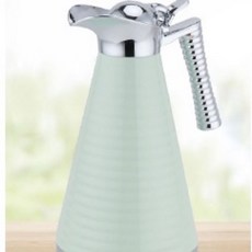 桃園發貨 304不鏽鋼保溫壺 家用熱水瓶 大容量咖啡壺 暖水壺 保溫水壺, 1個, 北歐綠-1500ML