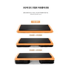 스텝박스 발바꾸기 운동 발판 점프대 홈트 민트-110x41cm(지지대 없음), 블랙 더블