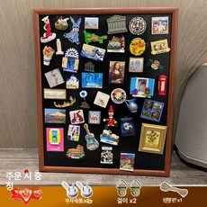 대형 자석 보드판 자석판 메모보드, 브라운