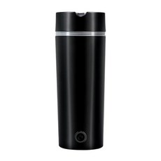 히터 병 냄비 350ml 12V 여행 주전자 차 커피 물 트럭 캠핑에 적합, 80x80x120mm, 304 스테인레스 스틸, 검은 색, 3개