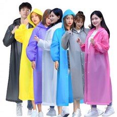 고급형 EVA 성인 우비 150g 무광컬러 개별포장 비옷 골프 낚시 등산 우의 레인코트, 블랙