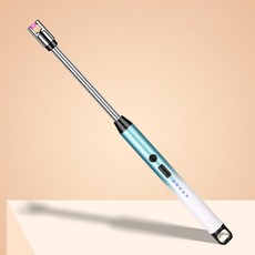 KC인증 C타입 충전 플라즈마 전기 토치 캔들 라이터, C타입 토치라이터-블루화이트, 1개