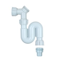 싱크대 배수구 S트랩 배수구 연결부품 악취차단 하수구 배수관 코트랩, 싱크트랩(T자형)+유니온볼트, 1개, 기본값