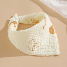 三角巾嬰幼兒口水巾純棉紗布圍嘴防吐奶圍兜4層薄夏天圍脖式