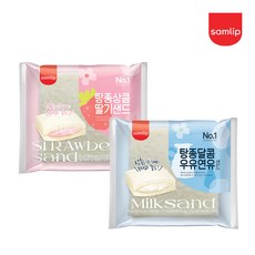 삼립 탕종 상큼딸기샌드 5봉+탕종 달콤우유연유샌드 5봉, 10개, 95g