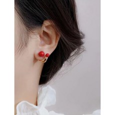 ANYOU여성 귀걸이 진주 귀걸이 한쌍 HJA397