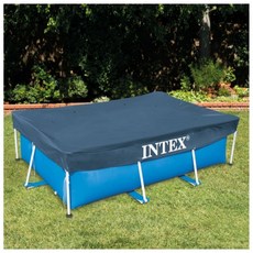 트랜스토어 여름 물놀이 직사각 에어 풀장 아기 가정용 덮개 260x160cm