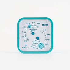 타니타 아날로그 온습도계 TT-557, 블루, 1개