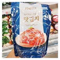 (매장정품) 피코크 아삭하고 시원한 맛김치 1kg x 1개 231876, 종이박스포장