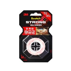 3M 多用途專用超強雙面膠12mm(V1205), 詳見包裝, 透明, 1個
