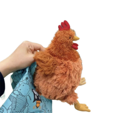 cliia 크리에이티브 세실 병아리 플러시 장난감 클루니 수탉 소녀 진정 인형 인형 잠자는 베개, 세실 암탉, 25