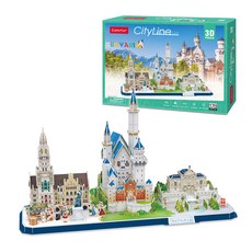 세계유명도시 3D입체 모형 미니어처 큐빅펀 시티라인 시리즈 러시아 모스크바 만들기, 단품