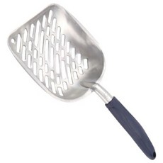 鋁合金貓砂鏟 (大尺寸), 銀色