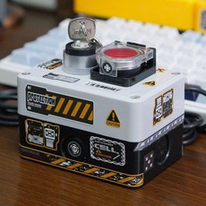 電腦主機外置有線開關機按鈕, 1個, 白色 2米有線版不帶燈 贈送貼紙
