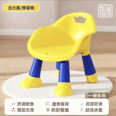 寶寶吃飯桌餐椅凳子嬰兒童椅子家用塑料靠背座椅叫叫小板凳多功能, 如圖
