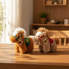 2개세트 병오년 붉은말의해 말인형 키링 가방악세사리