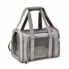 강아지 캐리어 외출가방 대 반려견가방 강아지산책가방, 그레이 대형