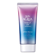 SKIN AQUA TONE UP UV ESSENCE SPF50+ PA++++ 改善膚色、提亮、臉部身體可用, 80g, 1個