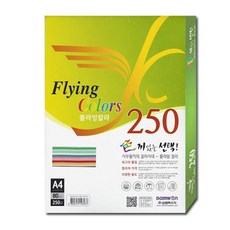 색상지 플라잉칼라A4(R01.10색 혼합)/80g/250매, 9999