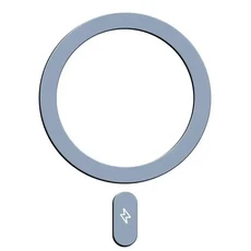 호환 맥세이프 호환용 마그네틱 스티커 금속 링 무선 충전 서클 디스크 아이폰 호환 16 15 13 프로 맥스용, 13 1 Blue