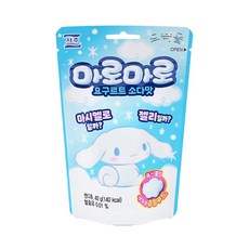 서주 산리오 마로마로 요구르트 소다맛 츄잉젤리, 40g, 4개