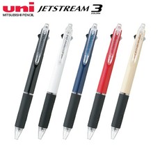 유니 제트스트림 2+1 MSXE3-500 멀티펜 볼펜 2색 + 샤프 0.5mm 무료레이저각인, 1개, 0.5mm 블랙
