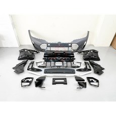 ADT.車燈.車材 BMW G20/22/23/24 M-TECH 前後保桿側裙方管套件 台灣製造, 1個