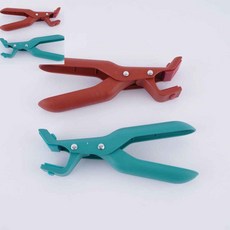 그릇 냄비 오븐 집게 불판집게 주방냄비집게, 01) 레드