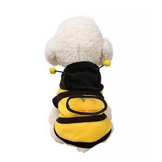 可愛蜜蜂造型寵物衣服，柔軟舒適方便穿脫，多種尺寸可選, 蜜蜂, 1個
