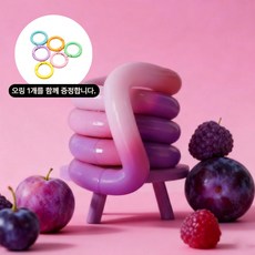 릴랙스랩 스트레스해소 피젯토이 온도변화 변색 손장난감 집중력강화 휴대용 키링형 가성비템, 1개, 퍼플베리 변색