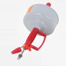 배관청소 하수구뚫기 철제 스프링 하수구뻥 관통기 화장실, 1개