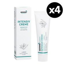 Gehwol 게월 Fusskraft Blau 인텐시브 풋크림 125ml x4개 고보습 발크림 게볼 독일직배송, 4개, 1개입