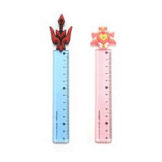 모닝글로리 1500 마법 자 (12cm), 2개, 하트