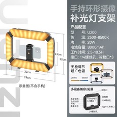 스마트폰 조명 손잡이 라이브 링 방송 유튜버 릴스, 링 필 라이트+리모컨, 보광등 (폰홀더+리모컨)