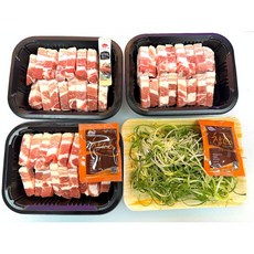 깍둑삼겹살 무공해 친환경 압도적 최고의품질, 300g, 1개