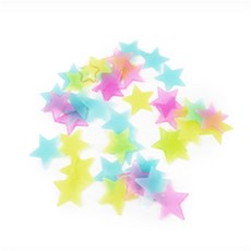 별걸다 야광별 3cm 100p 우주스티커, 노랑