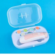 안전 손톱깍기 손톱 전기 세트 가위 트리머 케어 커터 매니큐어 손톱깎이 페디큐어, 플래그십 업그레이드 버전 7in1 핑크 슈트