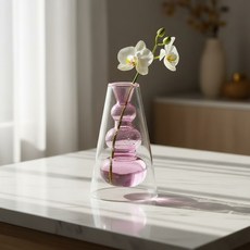 Sinaid 버블 꽃병 투명꽃병