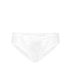 돌체앤가바나 러플 트리밍 스트레치 실크 팬티
