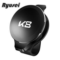 Ryusei 차량 안경 선글라스 클립 자동차 선바이저 썬글라스 걸이 카드 거치대 기아 호환 카니발 K8 모닝 레이 셀토스 쏘렌토 스포티지 무료각인 R046, 1개, K8-블랙