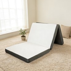 FANOOD 3단 접이식 메모리폼 매트리스 부드러움+탄탄한 지지력 느린복귀