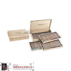 Caran D'ache卡達 Luminance 6901 油性色鉛筆 橡木盒裝 100色, 1個