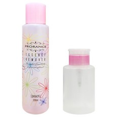 프로랑스 에센스 네일 리무버 복숭아향 250ml (+펌프식 아세톤 공병 용기), 1개