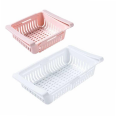 냉장고정리바구니 냉장고 클립 바구니 냉장고서랍 냉장고보관통, 화이트