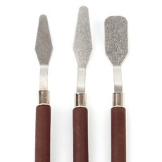 페인팅 나이프 1P 유화 아크릴 작업, 라운드사각