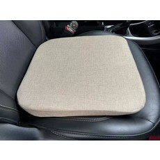 키높이방석 시트 경사방석 운전석 엉덩이 메모리폼, 4 베이지색 원단으로 통기성